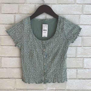 Brand new mint green Brandy Melville tee